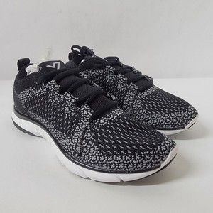 Vionic Flex Sierra Black & Gray Knit Lace Up Sneakers Women’s Size 5